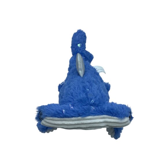 Blue Hammerhead Shark Plush Toy 12" Soft Stuffed Animal Embroidered Textured - Picture 2 of 10